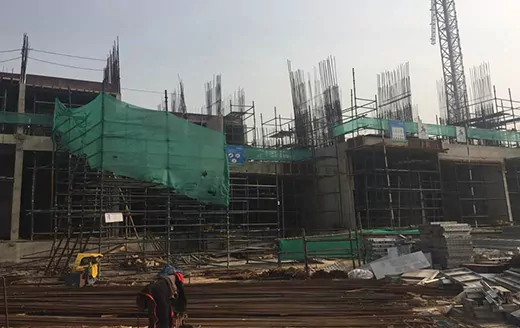 Joyville Gurgaon - Tower 1 - Basement Roof Slab In Progress as on Jan 2020